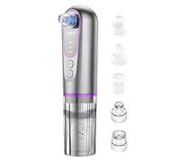 Pore Dirt Remover Vacuum, Electric Rechargeable Face Cleanser, 3 Adjustment Levels, Powerful Suction Anti Tilt, Nose Dirt Remover, Skin Care Tool for Women, White