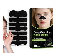 Pore Nose Strips, Gentle Cleansing Pads, 10 Count Pack with Deep Action, Skin Care with Smooth Coverage, Cosmetic Accessory, Beauty Supply for Women Home Salon Business Trip Bedroom Travel Office