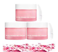 Pore Primer Gel Cream, crème de remplissage des pores, gel primer pour les pores, gel de base pour les pores, crème de base de visage, apprêt invisible pour tous les tons de peau (3 pièces)