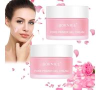 Pore Primer Gel Cream - Gel Crème Primer Pour Pores Invisibles & Base de Maquillage Mate-Gel Crème Remplissant les Pores & Lotion pré-maquillage Hydratante pour un Teint Unifié(2 pièces)