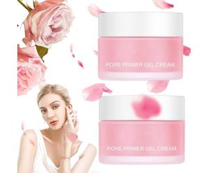 Pore Primer Gel Cream, Makeup Pore Filler, Primer et Base de maquillage, raffermissant et lissant, apprêt à base de gel & hydratant pour le maquillage de la peau et de l'adhérence, hydratant et primes