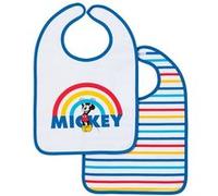 POREE HAVLIK Mickey lot de 2 bavoirs 1er âge Multicolors G