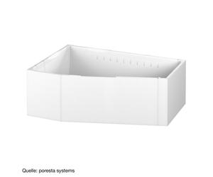 poresta systems Poresta Compact Support de baignoire pour baignoire pour petits espaces Villeroy & Boch Subway, 17154582,