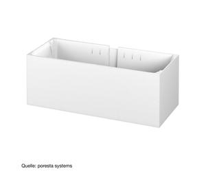 poresta systems Poresta Compact Support de baignoire pour baignoire rectangulaire Geberit Renova Nr.1, 17154396,