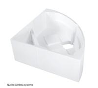 poresta systems Poresta Universal Support de baignoire pour baignoire d’angle Hoesch Scelta, 17054026,