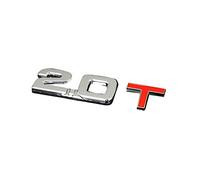 Porfeet Autocollant De Voiture, 3D Métal 1.6 1.8 2.0 3.0 T Logo Emblème Badge Car Styling Autocollants Stickers Décor 2.0T