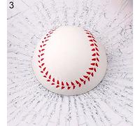 Porfeet Autocollant De Voiture, Balle De Tennis De Football De Baseball 3D Frappe Autocollants De Voiture De Carrosserie De Voiture Autocollants De Fenêtre Automatiques Baseball blanc + rouge One Size