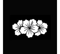 Porfeet Autocollant De Voiture, Lotus Flower Hibiscus Car-Styling Body Window Decals Reflective Sticker Decor Hibiscus