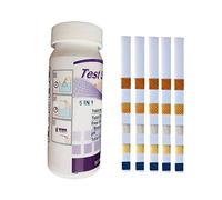 Porfeet Bandelette De Test, Bande De Papier De Test De Brome Alcalin Au Chlore PH De l'eau De La Piscine 5 en 1