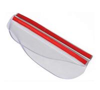 Porfeet Bouclier De Pluie, 2Pcs Boucliers De Pluie Universels Pare-Pluie De Protection De Rétroviseur De Voiture Flexible Blanc Taille Unique