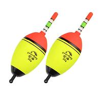 Porfeet Flotteur De Pêche, 2 Pièces Flotteurs De Pêche Verticaux en Mer Océan Bouée Bobbers Accessoires D'outils De Pêche Une Couleur 15 g