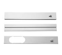 Porfeet Kits De Plaques De Fenêtre, 2 / 3Pcs Adaptateur De Plaque De Kit De Glissière De Fenêtre Bien Scellé pour Climatiseur Portable 1,9M