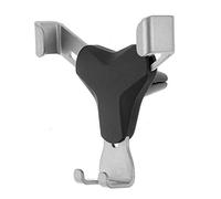 Porfeet Support De Téléphone De Voiture, Support Universel D'évent De Ventilation par Gravité GPS Support De Support De Téléphone De Voiture Fournitures Argent Taille Unique