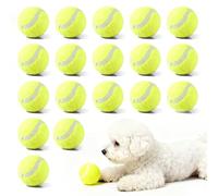 PORFOYO 18 Pièces Balles De Tennis, Balle De Tennis, Balles De Tennis D'entraînement Chien Tennis Balls pour Chien pour Compétition, Entraînement, Jouets, Débutants
