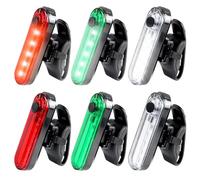 PORFOYO 6pcs Feux De Navigation Pour Bateau, Feux Navigation Bateau, Lampes De Navigation À Led Lumières Poupe Bateau Lumières Led, 4 Types De Mode Clignotant, Pour Ponton, Bateau, Yacht, Kayak