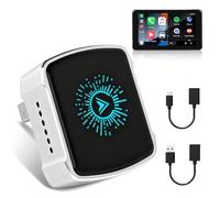 PORFOYO Adaptateur sans fil CarPlay - Convertit CarPlay filaire en CarPlay sans fil - Design mini USB avec bouton de réinitialisation - Compatible avec iPhone iOS 10+ et voitures avec fil CarPlay