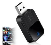 PORFOYO Adaptateur sans fil CarPlay - Convertit CarPlay filaire en CarPlay sans fil - Design mini USB avec bouton de réinitialisation - Compatible avec iPhone iOS 10+ et voitures avec fil CarPlay