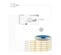 PORFOYO BandeZ LEDZ Dimmable,6 Rouleaux 1M Bande LED COBZ,COB LED Strip,Ruban LED COB,COB Bande LED Découpable Pour L'éclairage,Armoires,Panneaux Acoustiques,Cuisines,Vitrines,Ltagères,3000K