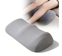 PORFOYO Coussin Veineux, Coussin sous Genoux, 50 X 30 X 14.5 Cm Long Coussins Genoux Nuit, Double Croissant Oreiller Ergonomique pour Dormeur Latéral pour Dormir À La Taille, Au Cou Et Aux Jambes