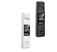 PORFOYO Éthylotest Électronique, Test Alcool, Éthylomètre sans Contact, Éthylotest Haute Précision avec Alarme 3 Couleurs et Écran LCD, Éthylotest Rechargeable USB-C Portable pour Voiture et Maison