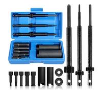 PORFOYO Kit D'extracteur de Roulement Intérieur de Moto, 12 Pièces 9-23 mm D'outils de Extracteur Roulement, Ensemble D'extracteurs de Roulements Intérieurs avec 5 Tailles de Clips Ouverts