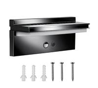 PORFOYO Lampe Solaire Extérieur, Lampe Extérieur avec Détecteur de Mouvement, Applique Murale Solaire 8W LED 73 Leds IPX5 Étanche, Économe en Énergie pour Jardin, Terrasse et Garage