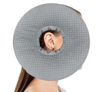 PORFOYO Oreiller avec Trou, Coussin Piercing avec Trou, Oreiller Beignet, Piercing Pillow, Coussin Piercing Oreille pour Personnes Dormant sur Côté(Gris)