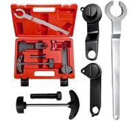 PORFOYO Outil de courroie de distribution de moteur, outils d'arbre à cames, en acier au carbone, outil de blocage d'arbre à cames rouge pratique pour T10340, T10476, T10477, T10487, T10494, T10499