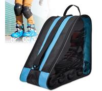 PORFOYO Sac pour Patins, Sac De Patinage À roulettes avec Bandoulière Réglable, 38 X 36 X 25 Cm Sacs pour Patin À Roulette, Sacs À roulettes en Tissu Oxford, À Chaussures De Ski pour Femmes Hommes