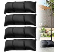 PORFOYO Sacs De Sable Droits à Remplir: Lot De 4 Sac Lestage, Sacs De Poids De Base à Remplir pour Tonnelle, Parasols, Convient, Aux Auvents, Tentes, Parasols, Terrasses (sans Sable)