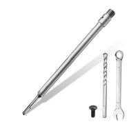 PORFOYO, Tige d'extension pour couronnes, 410 mm, SDS Plus, M22 x 2,0 mm, foret de centrage, vis de fixation