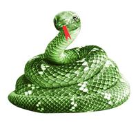 Porgeel Animal en Peluche de Serpent 79 Pouces de Long Snake géant en Peluche réaliste de Jouets de Serpent en Peluche Doux pour la décoration de fête d'halloween Avril