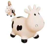 Porgeel Animaux gonflables Vache Gonflable Mignonne pour Tout-Petits Cheval Gonflable Jouets d'anniversaire pour bébés garçons et Filles de 18 Mois et Plus