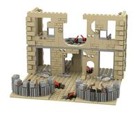 Porgeel Bloc de Construction du Fort de l'armée 544pcs Blocs Blocs Sets Bricolage Assemblé Castle Medieval Army Base avec Plastique réaliste des Jouets pour garçons