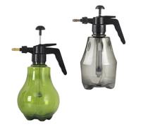 Porgeel Bouteille de pulvérisation de Jardin 1 5 l Bouteille Monsieur en Plastique avec Pompe supérieure pulvérisateur d'eau Vide pour l'arrosage Gris Vert 2 pièces