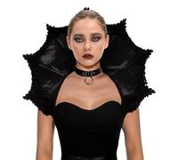 Porgeel Costume de Vampire Collier Victorien avec Sangles à Nouer Costume de Reine maléfique Collier Vampire décoratif pour H