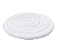 Porgeel Couvercle de Spa Gonflable Rond de 140 cm avec Valve de gonflage et de dégonflage Rapide et Facile, Coupe Vent, résistant à la Pluie, à la Neige, Couvercle isolé pour Spa (Rond)