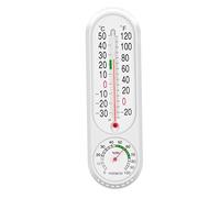 Porgeel Digital Greenhouse Thermometer Garden Humidity Meter Easily Wall Hang Hygrometer for Indoor Outdoor
