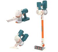 Porgeel Ensemble de Nettoyage des Tout-Petits, Vide des Enfants 3 en 1 Qui Fonctionne Vraiment, Ensemble de Jouets Nettoyage Enfants sans Fil réalistes, Vide pour Tout-Petit Amusant avec aspirati