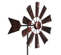 Porgeel Moulin à Vent pour Cour moulins à Vent en métal 28 7 x 9 5 cm moulins de Jardin imperméables Sculptures Vintage et