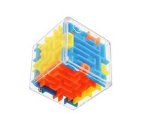 Porgeel Puzzle Cube 3D Labyrinthe Jouet boîte de Jeu à Main balles roulantes Jouets pour Enfants défi d'équilibre Fidget Joue