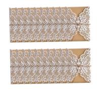 Porgeel Wedding Invitation Cards Envelope Empty Kraft Paper Inner Sheet Party Invitations 20PCS White