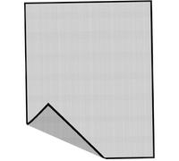 Porgeel Window Mesh Screen, 32x39 inch Breathable Fine Mesh Window Screen, Self-Adhesive Net, Replacement Screens for Cat and Other Small Pets