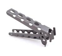 Porgons de Pince en Aluminium Pliant, Super Light Grabber pour Les Pots et Les Casseroles avec Une Poignée Détachable, Robuste et Facile à Utiliser, Poignée sans Brûler, Outil Portable pour Le