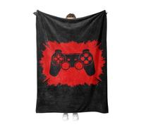 PORJDN Couverture de Jeu Couverture de Jeu en Flanelle Couverture de Jeu en Polaire Couverture Moelleuse Douce et Chaude,pour Les Gamers Adultes (Style E, 130x150cm)