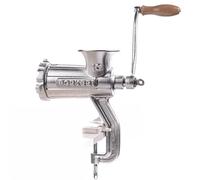 Porkert Hachoir à viande manuel, taille 10, en fonte de haute qualité, pour usage domestique, avec couteau et disque perforé Ø 4,5 mm