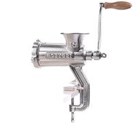 Porkert hachoir à viande manuel taille 10 en fonte de haute qualité, pour usage domestique, avec couteau et disque perforé Ø 4,5 mm