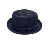 Porkpie Hat | Breathable Foldable Mesh Jazz Headwear | Lightweight Summer F