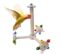 Porlo pour cage à oiseaux, jouets à mâcher oiseaux pour perroquets | POURQUOI PERchio 'URILE PERCLE AVEC DES BOULES PERCHI PERCLE PERCLE POUR CAGE