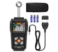 POROMETISTO 2 en 1 Testeur Humidité Professionnel Sondes Sphérique et à Aiguilles,Testeur Humidité Mur de qualité industrielle,Testeur Humidité Bois, Détecte 20-40 mm Pour Bois,Mur,Plâtre,Parquet